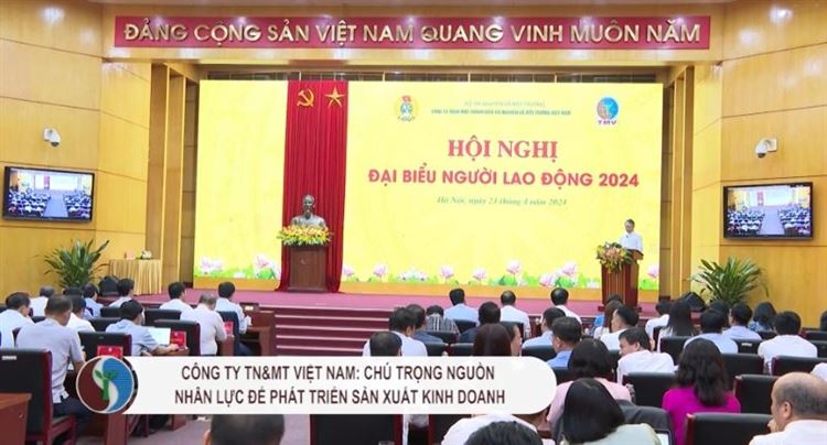 Công ty TN&MT Việt Nam: Chú trọng nguồn nhân lực để phát triển sản xuất, kinh doanh
